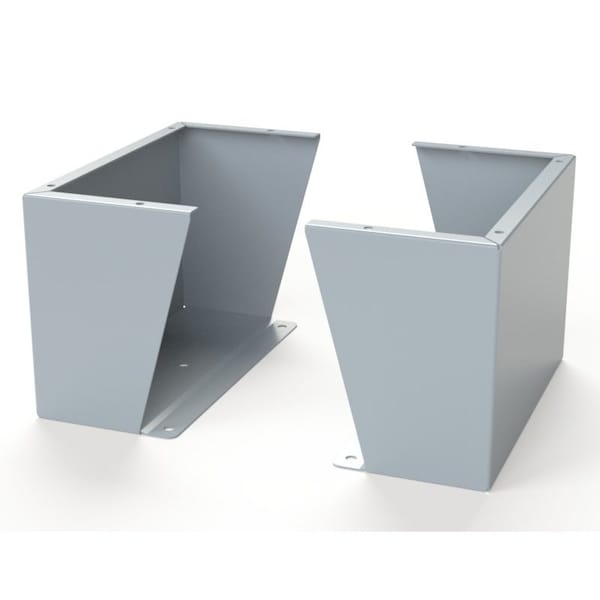 Floor Stand Kit, 12 in. H x 18 in. W x 9.12 in. L, Carbon Steel, 1 PR